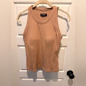 CHICME Tan Ribbed Tank Top NWOT